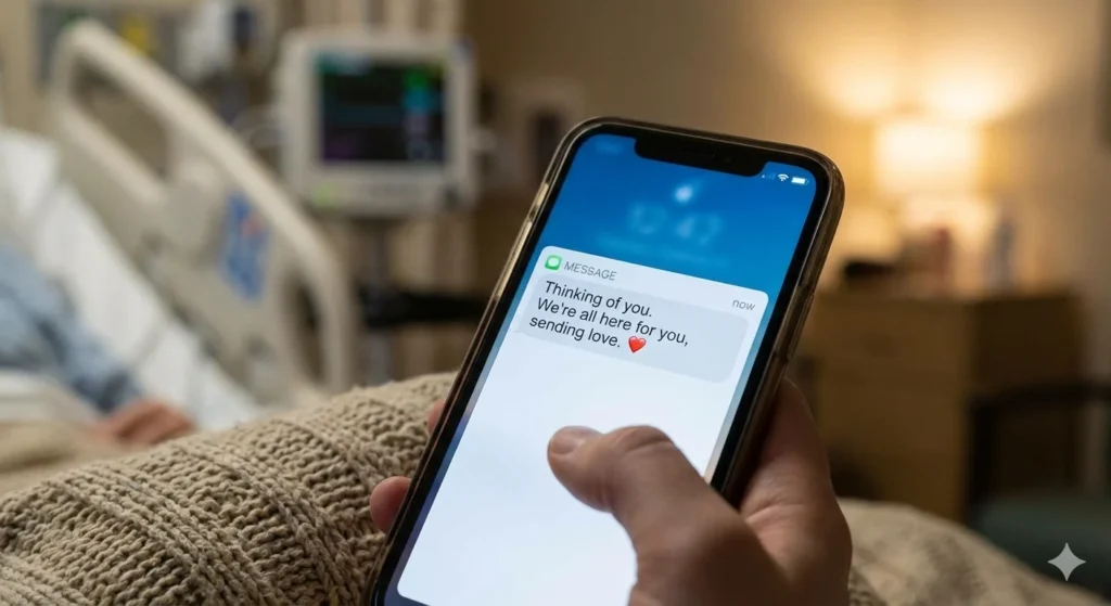 say to someone going into labor over text