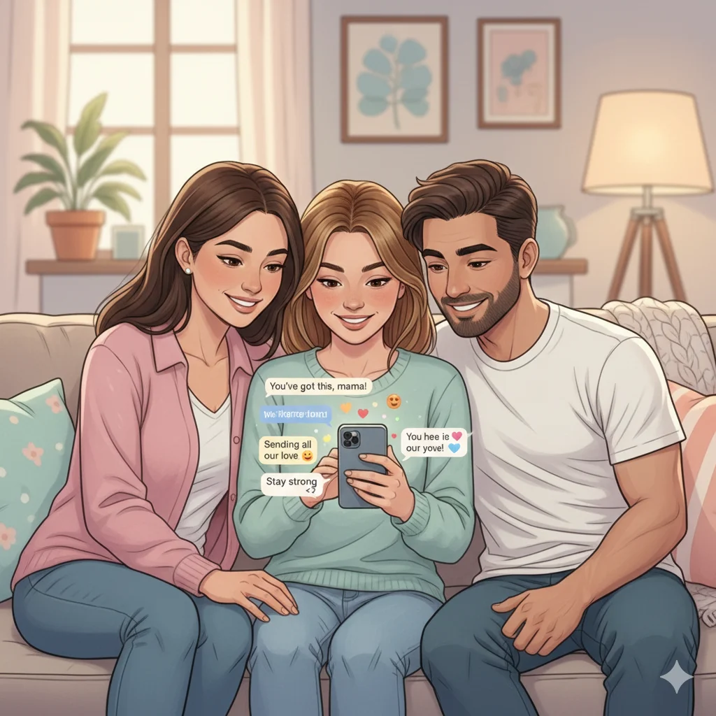 say to someone going into labor