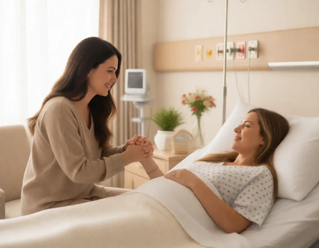 say to someone in labor to a friend