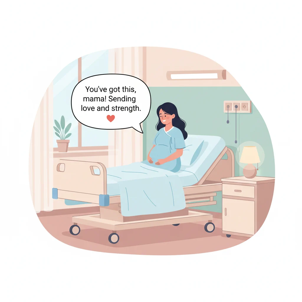 say to someone who is about to give birth