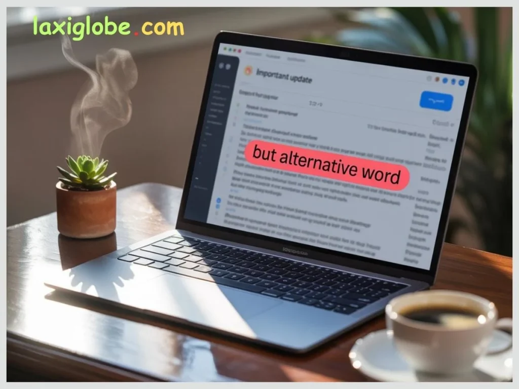 But Alternative Word in Email 