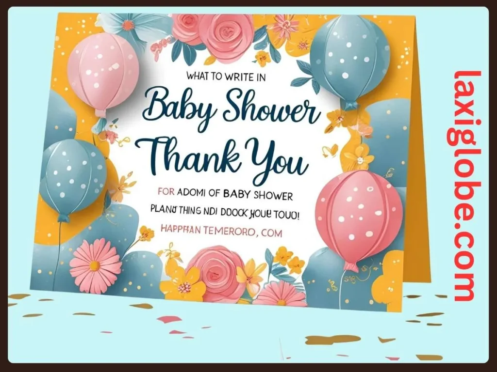What to Write in Baby Shower Thank You Card