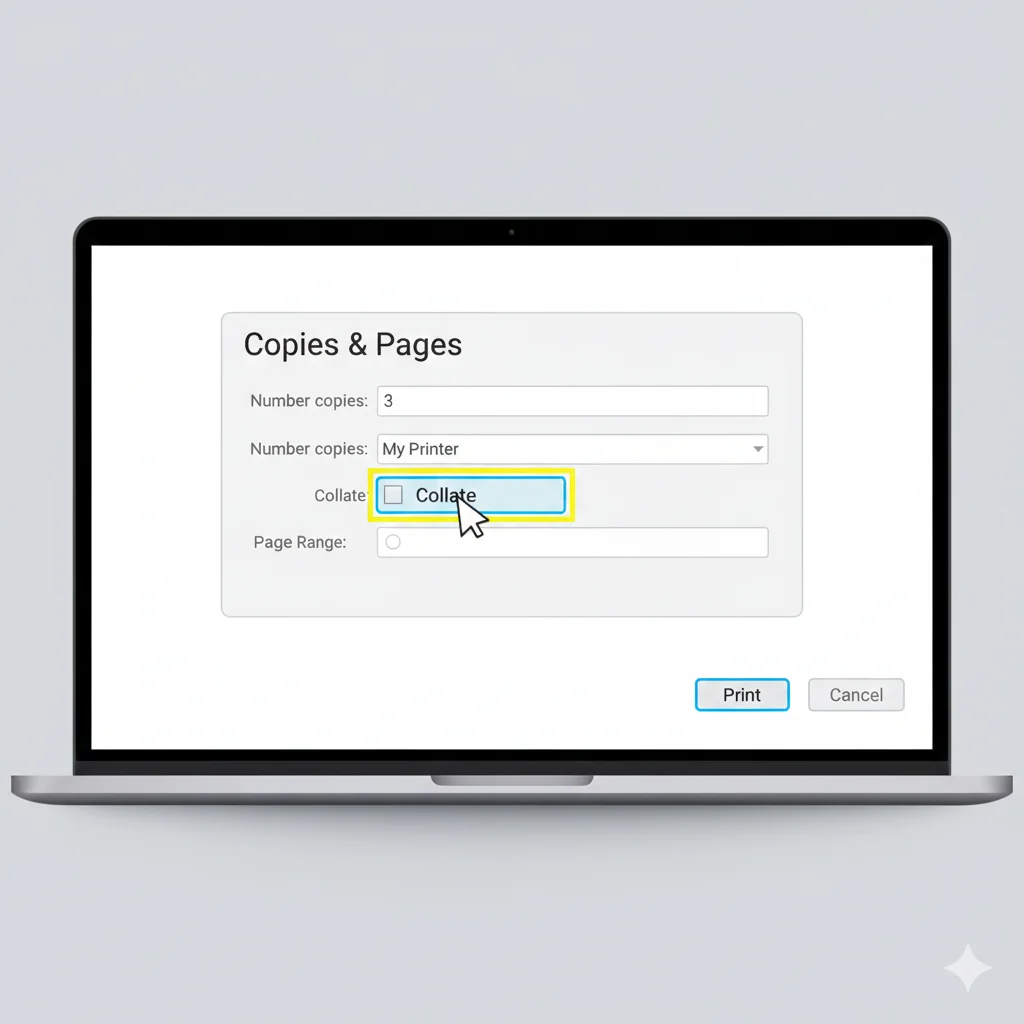 How to Turn On/Off Collate in Different Software