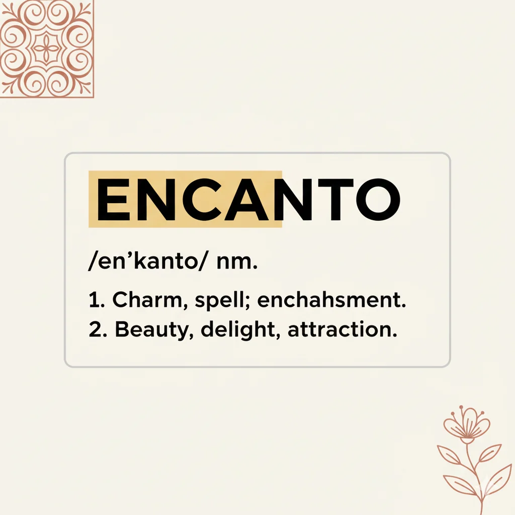 What Does Encanto Mean in Spanish