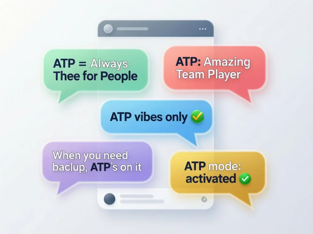 Examples of ATP in Sentences