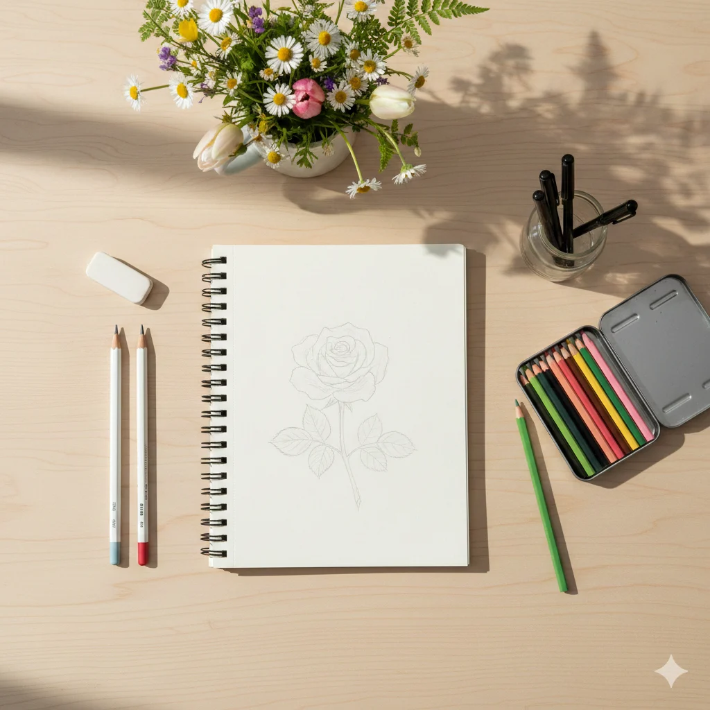 Essential Tools for Flower Drawing