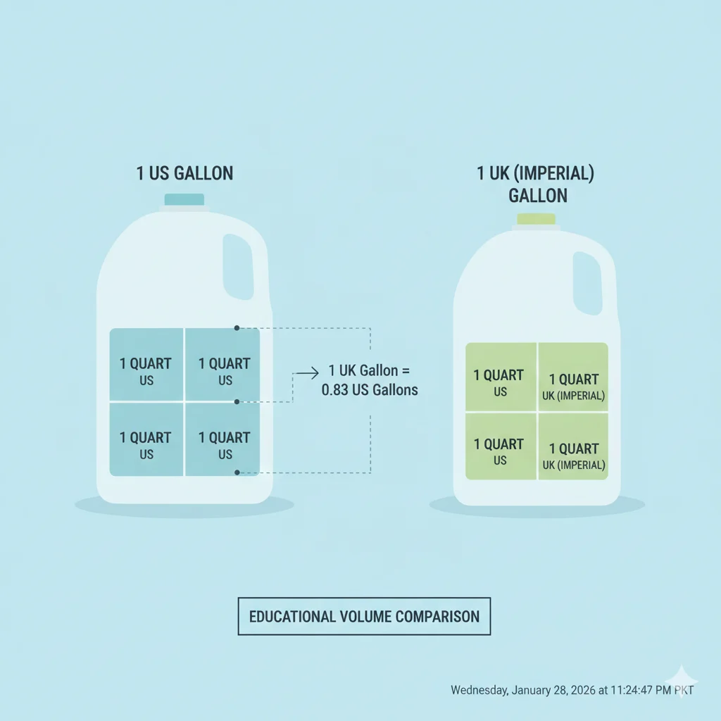 How Many Quarts Make Up 1 Gallon?