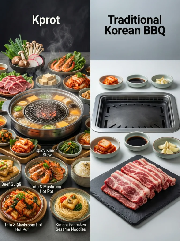 Kpot vs Traditional Korean BBQ 