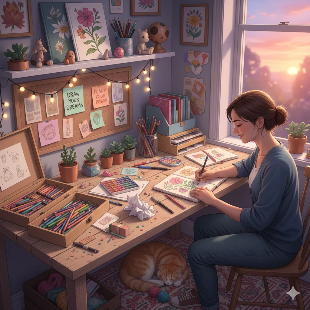 Why Learn Flower Drawing?