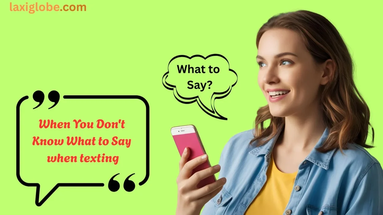 What to Say When You Don't Know What to Say