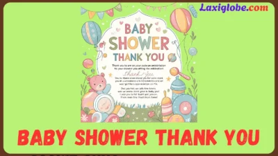 Baby Shower Thank You Card