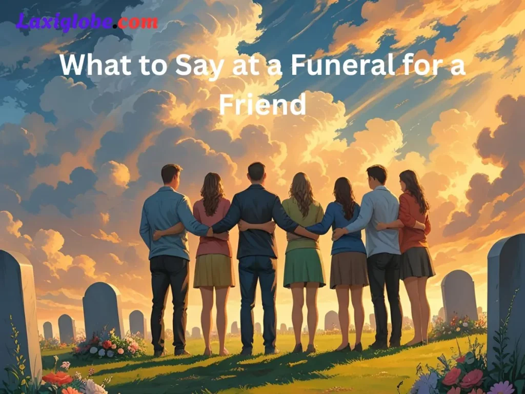 What to Say at a Funeral for a Friend