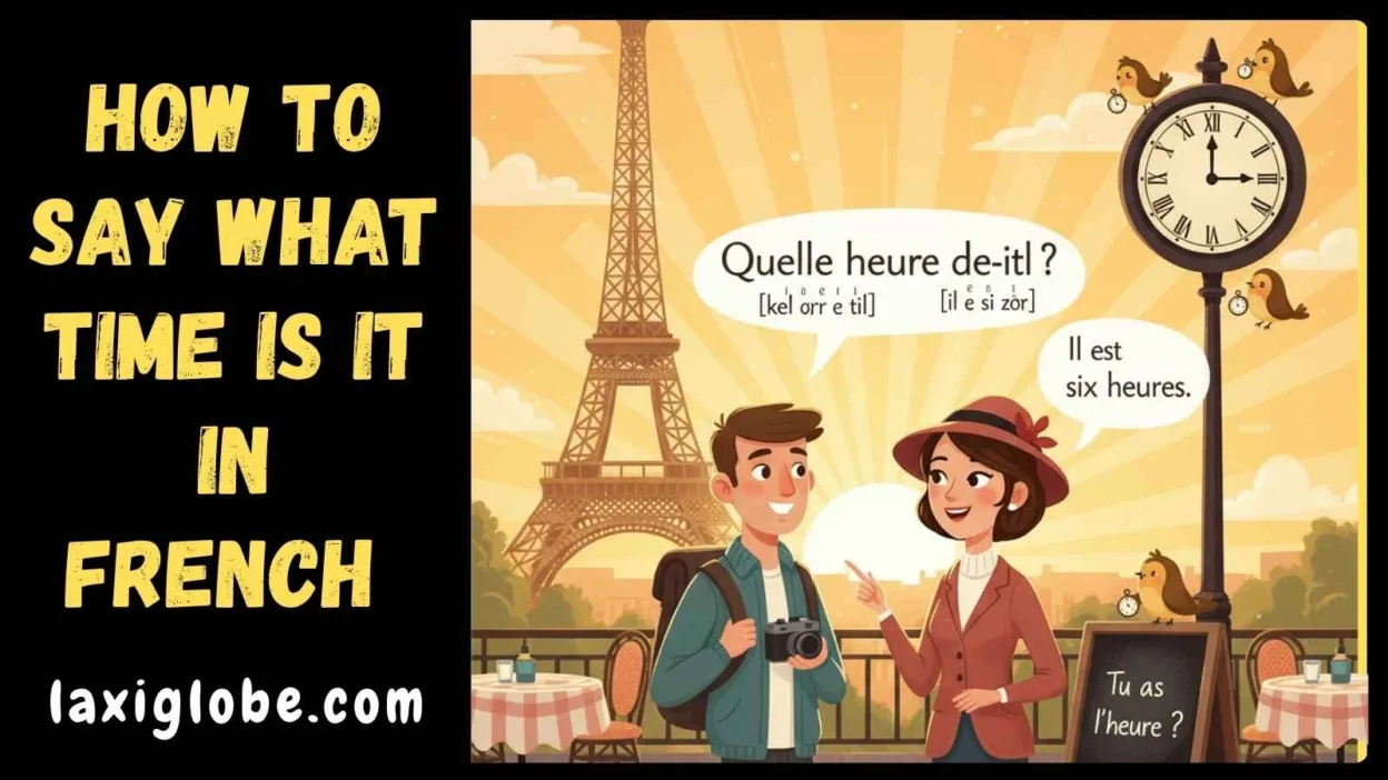 How To Say What Time is it in French