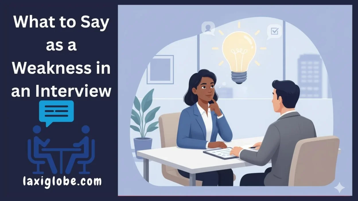 What to Say as a Weakness in an Interview