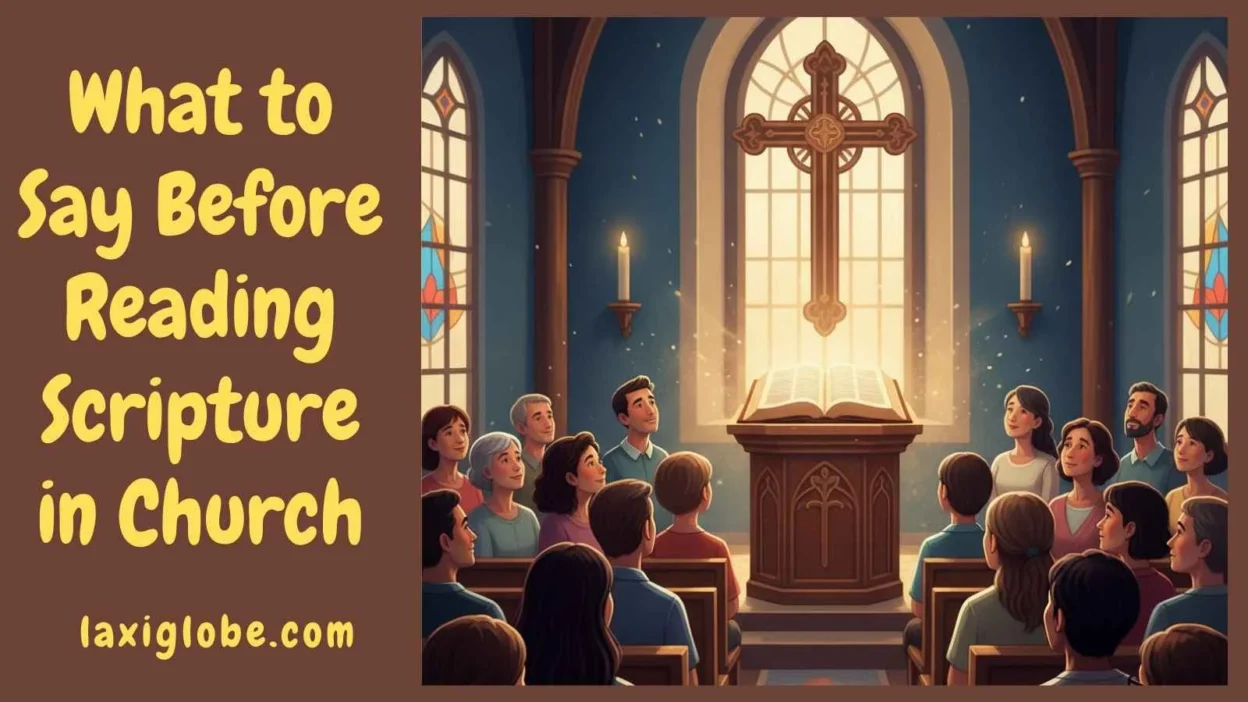 What to Say Before Reading Scripture in Church