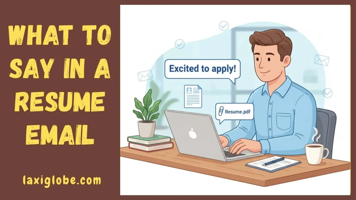 What to Say in a Resume Email