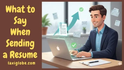 What to Say When Sending a Resume