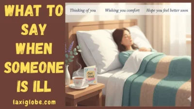 What to Say When Someone Is Ill